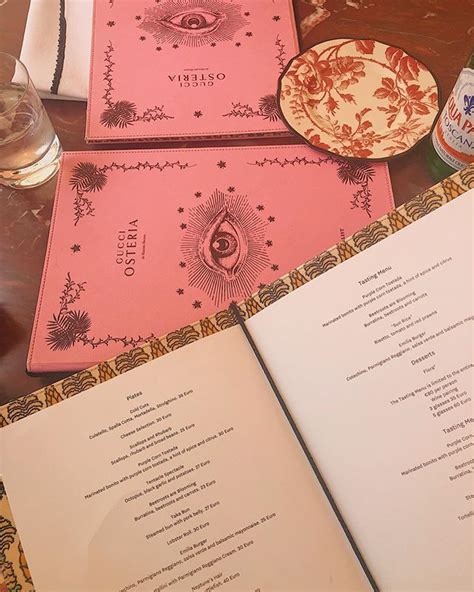 gucci garden restaurant menu|gucci osteria reservations.